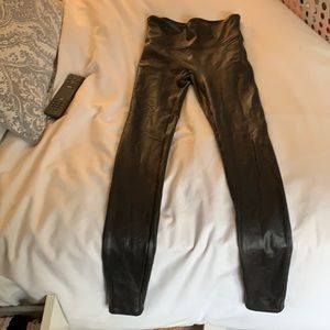 New without tags MEDIUM TALL Spanx Faux leather